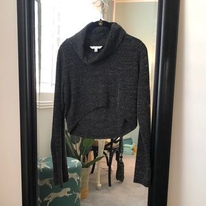 Cabi sweater top dark gray Heather adorable small